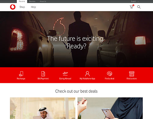 Vodafone online store